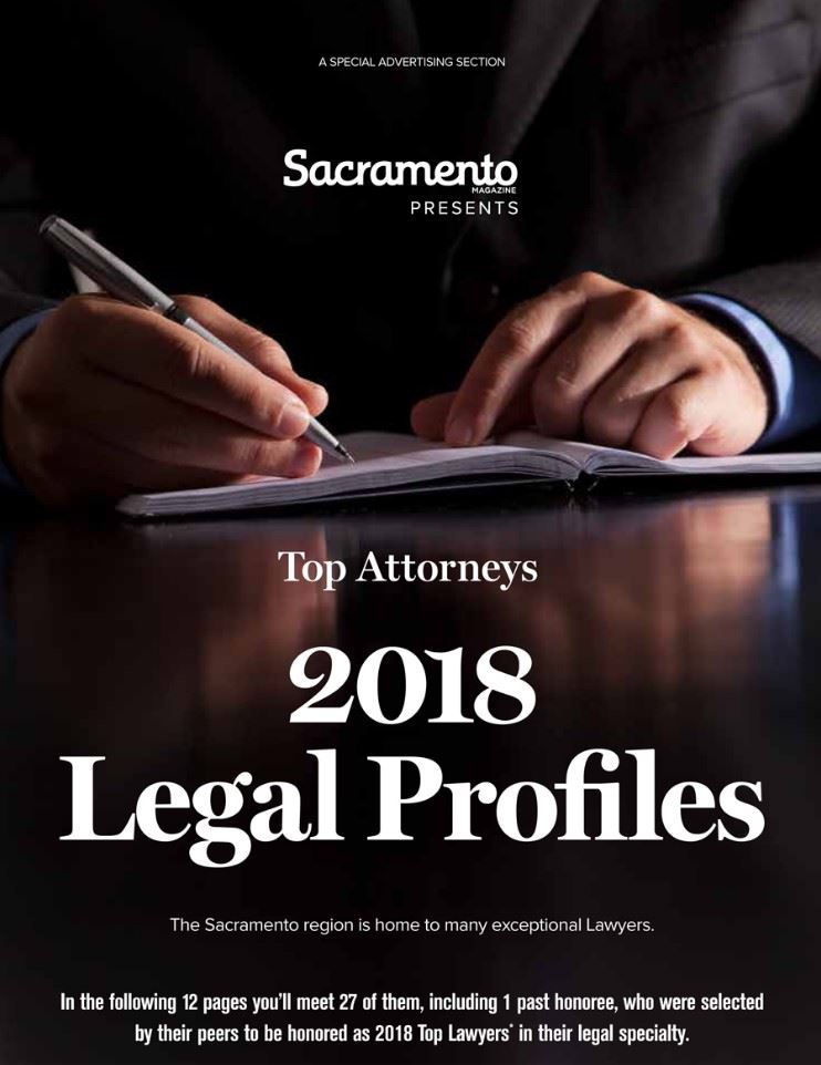 Sacramento Presents Top Attorneys, 2018 Legal Profiles